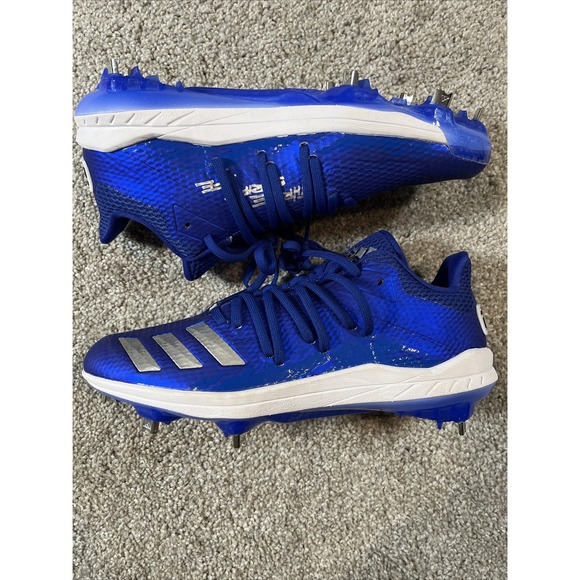 Adidas Adizero Metal Baseball Cleats Blue 125067440 Mens‎ Size 7.5 main image 9